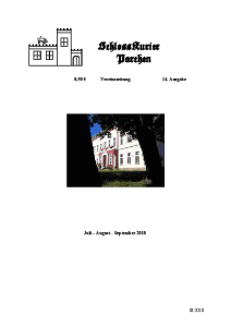 14. ausgabe der vereinszeitung